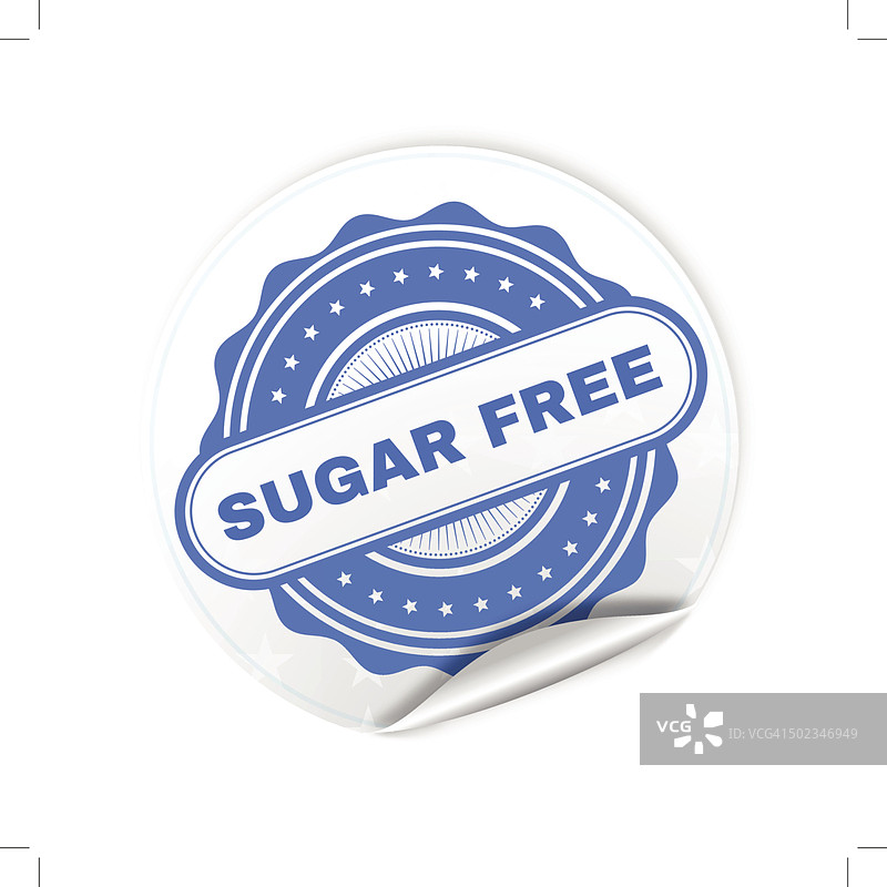 无糖贴纸图片素材