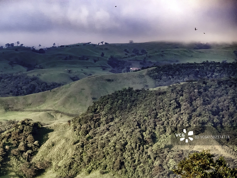 哥斯达黎加的偏远地区图片素材