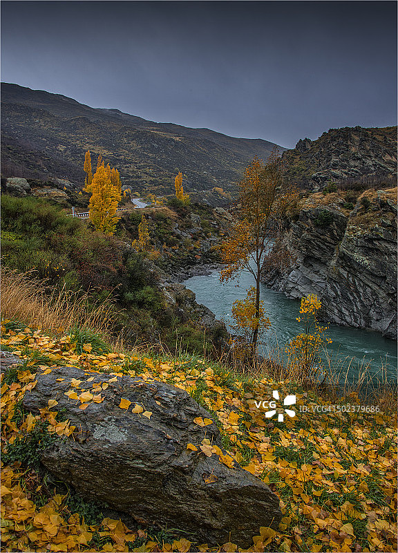 新西兰南岛卡瓦劳河图片素材