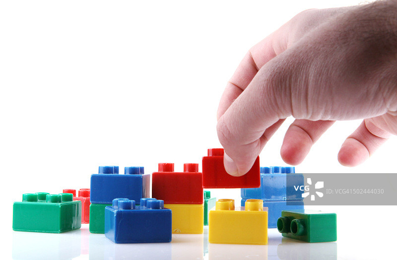 塑料积木图片素材