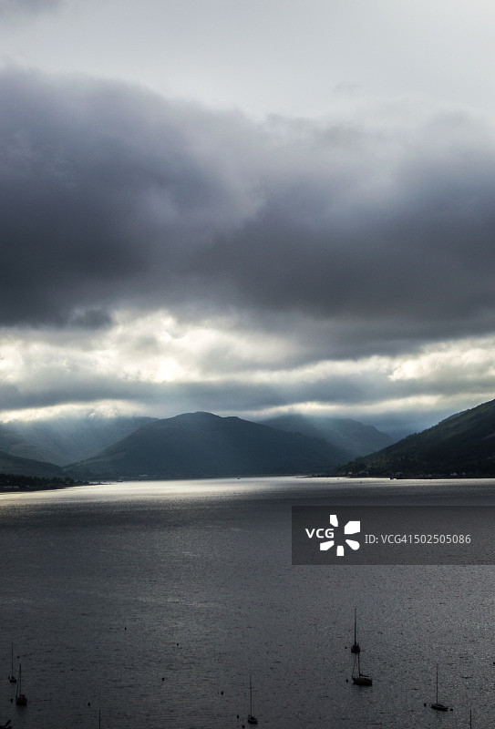 洛赫朗的壮丽风暴图片素材