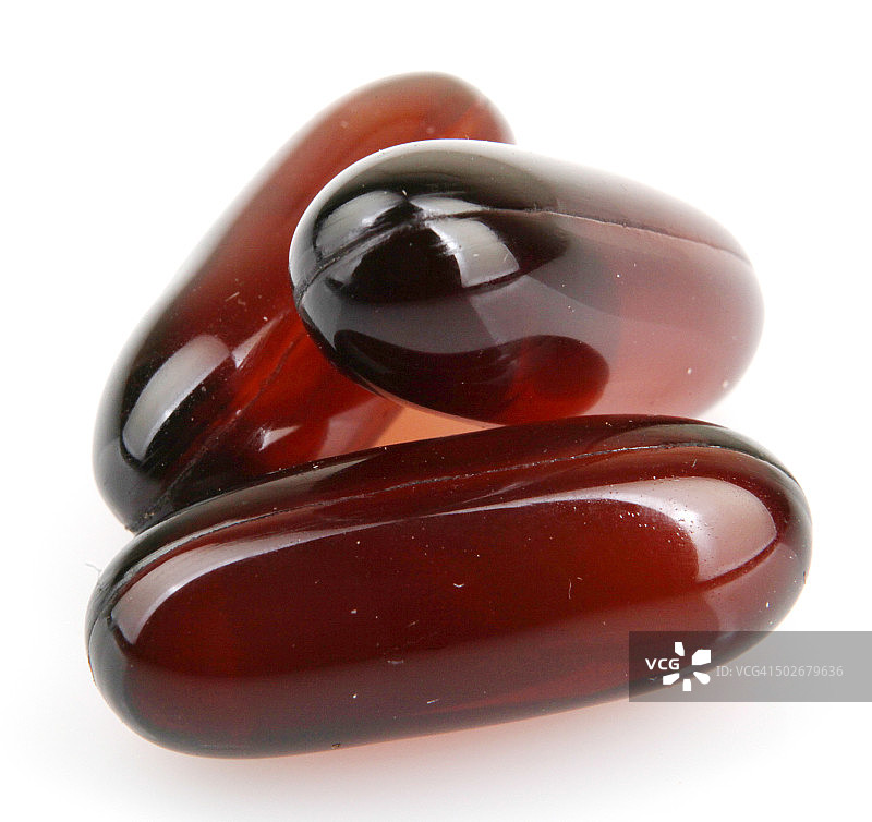 鳕鱼肝油Omega 3凝胶胶囊图片素材