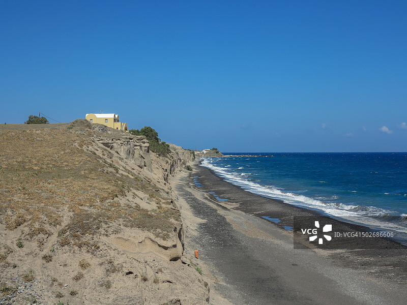 圣托里尼海滩图片素材