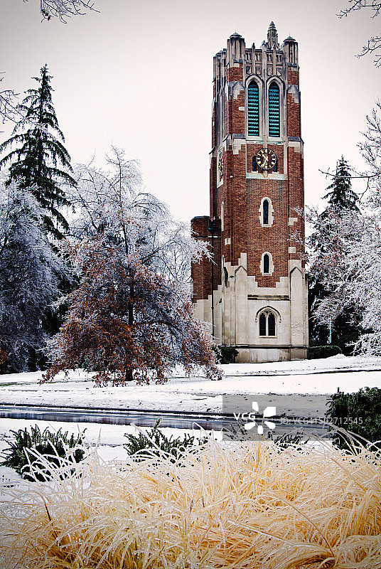 冬季博蒙特塔景色图片素材