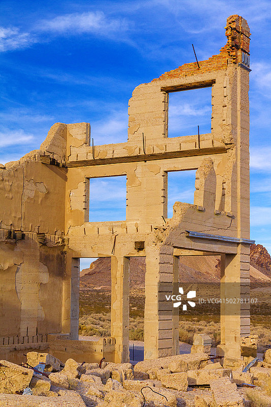 内华达州，雷奥利特鬼镇图片素材