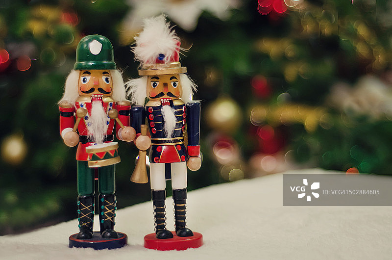 传统圣诞节节日胡桃夹子图片素材