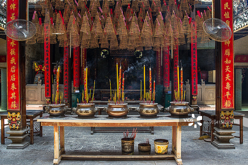 天后宫内部景观图片素材