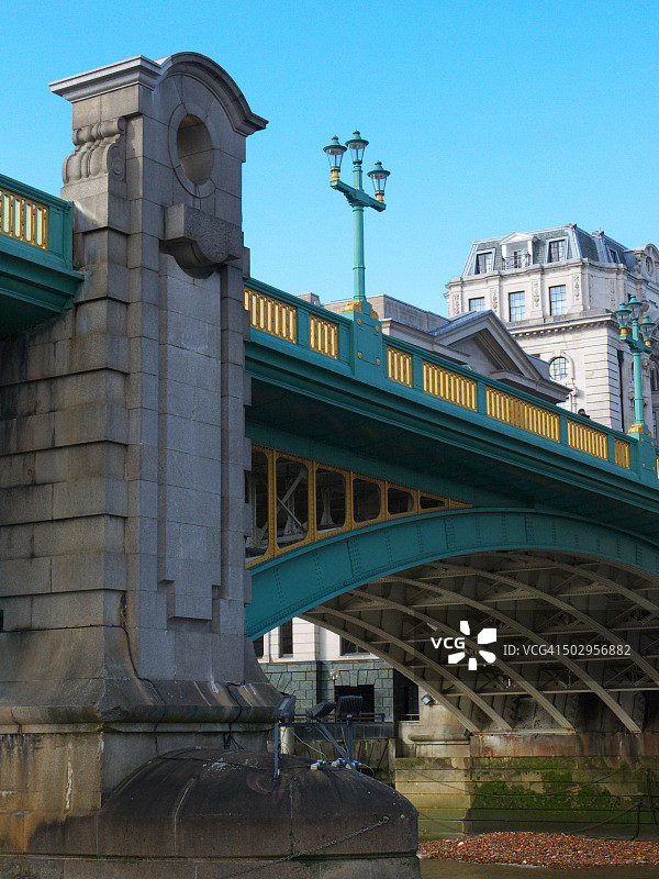 泰晤士河南华克桥图片素材