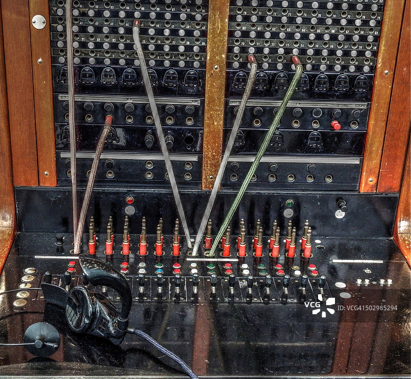 老式电话总机图片素材