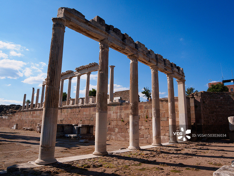 土耳其帕加马宙斯神庙遗址图片素材