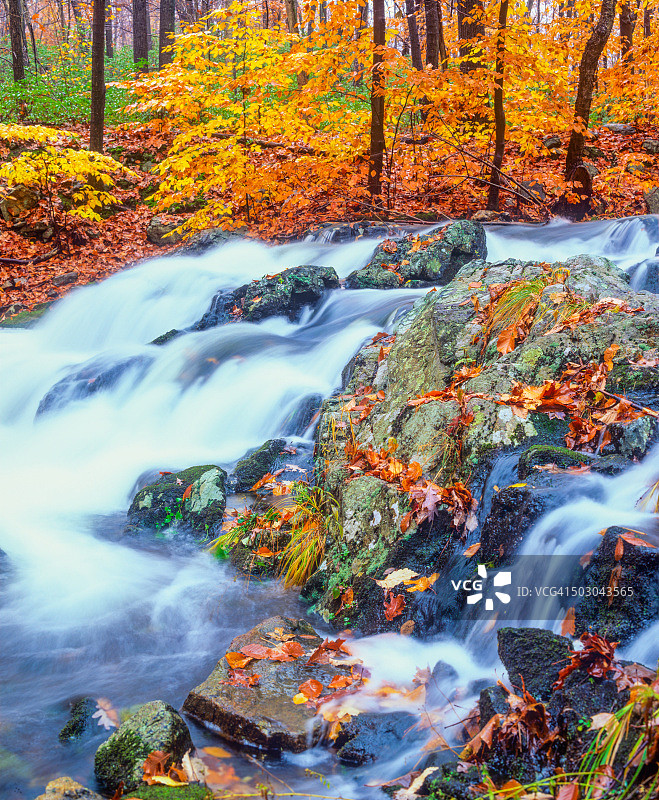 纽约秋季瀑布图片素材