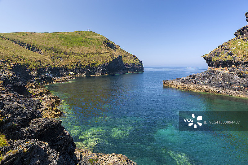 博斯卡斯尔港口入口图片素材