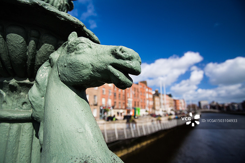 都柏林格拉坦桥图片素材