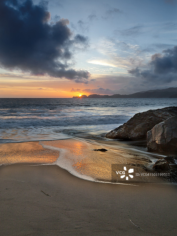 旧金山马歇尔海滩图片素材