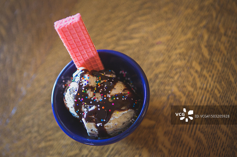 冰淇淋圣代图片素材