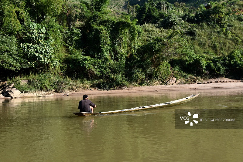 老挝皮划艇图片素材