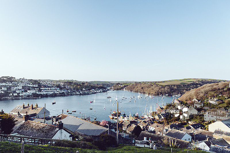 康沃尔郡的海滨小镇图片素材