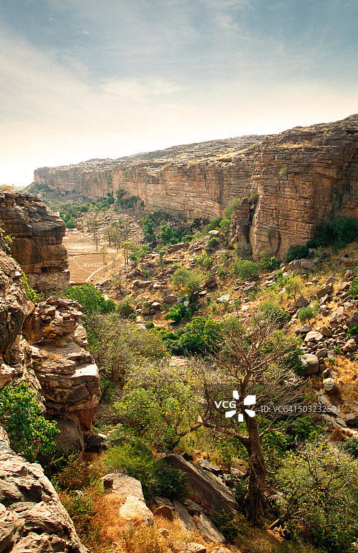 卡尼孔博莱附近的邦贾加拉断层图片素材