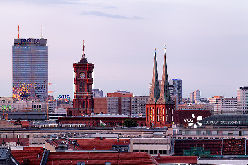 柏林市中心全景图片素材