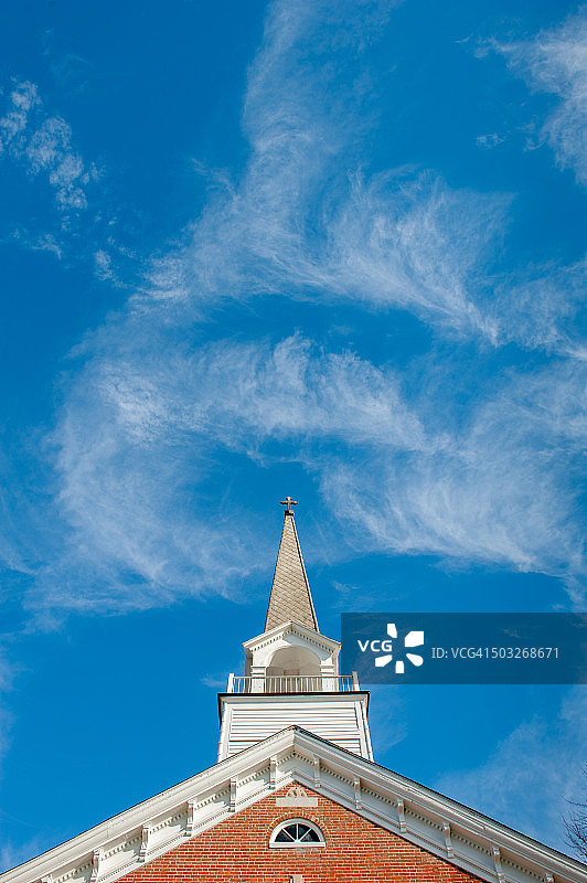 圣依纳爵教堂的尖顶图片素材