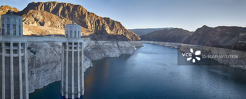 胡佛大坝全景图片素材