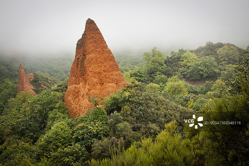 拉斯梅德拉斯古罗马矿场，莱昂（西班牙）图片素材