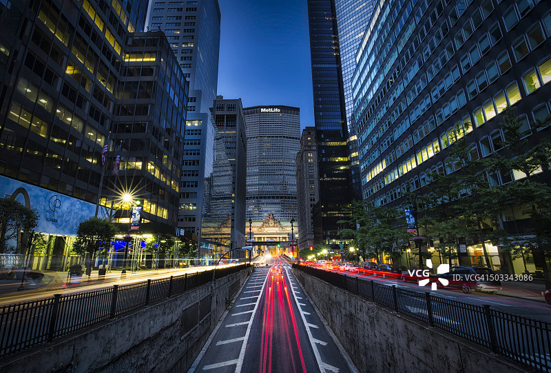 公园大道图片素材