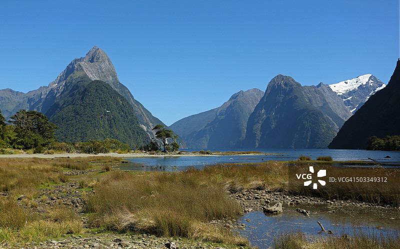 新西兰峡湾国家公园米尔福德峡湾图片素材