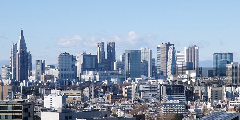 新宿的摩天大楼图片素材