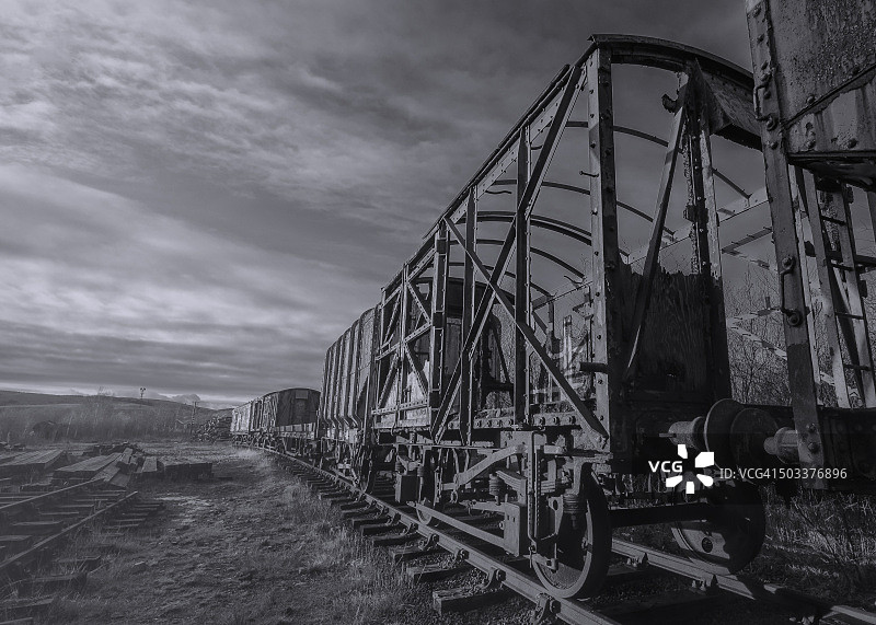 幽灵火车图片素材