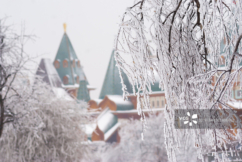 阿列克谢·米哈伊洛维奇沙皇的冬季宫殿图片素材