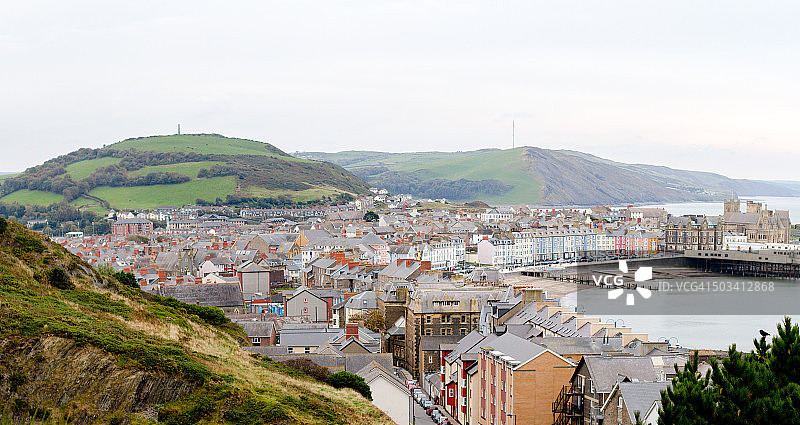 阿伯里斯特威斯悬崖风光图片素材