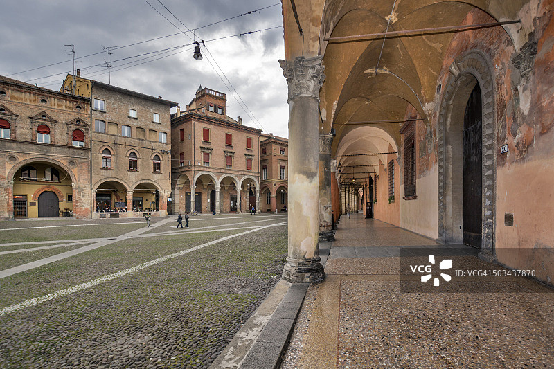 意大利博洛尼亚圣斯特凡诺广场图片素材