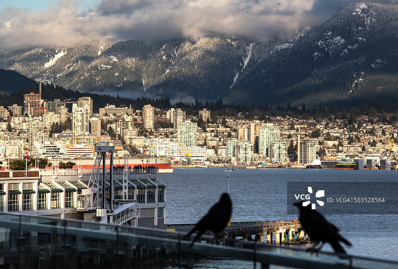 北温哥华和双鸦风光图片素材