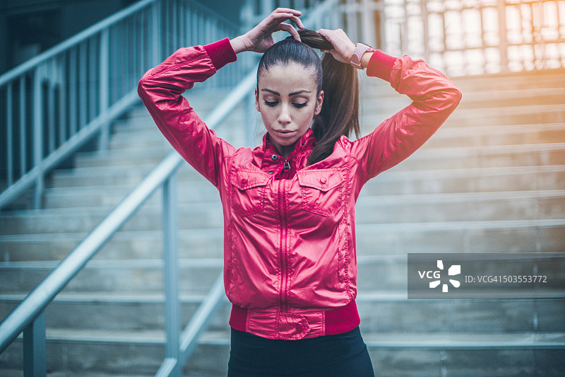 运动准备图片素材