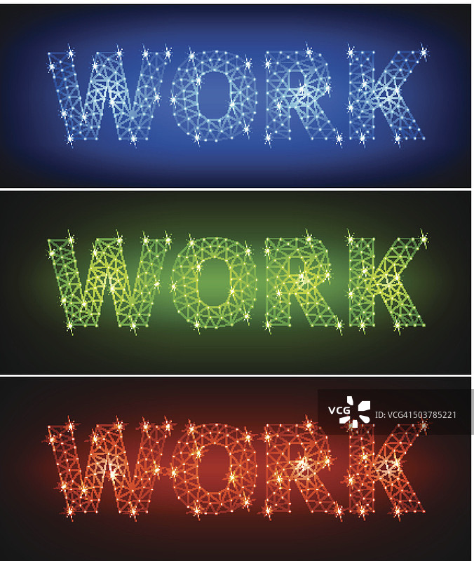 三角形节点连接结构矢量图图片素材