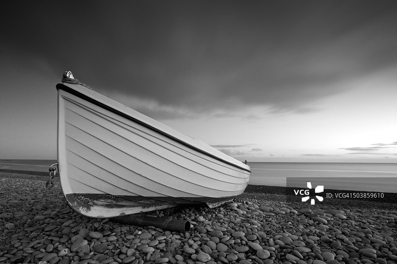 孤独的船图片素材