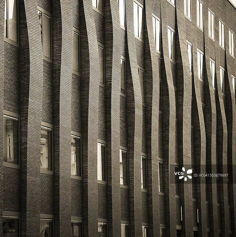 德国巴伐利亚州慕尼黑：砖房，外墙图片素材