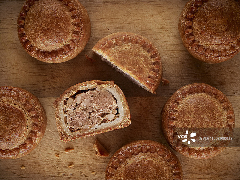 迷你猪肉派图片素材