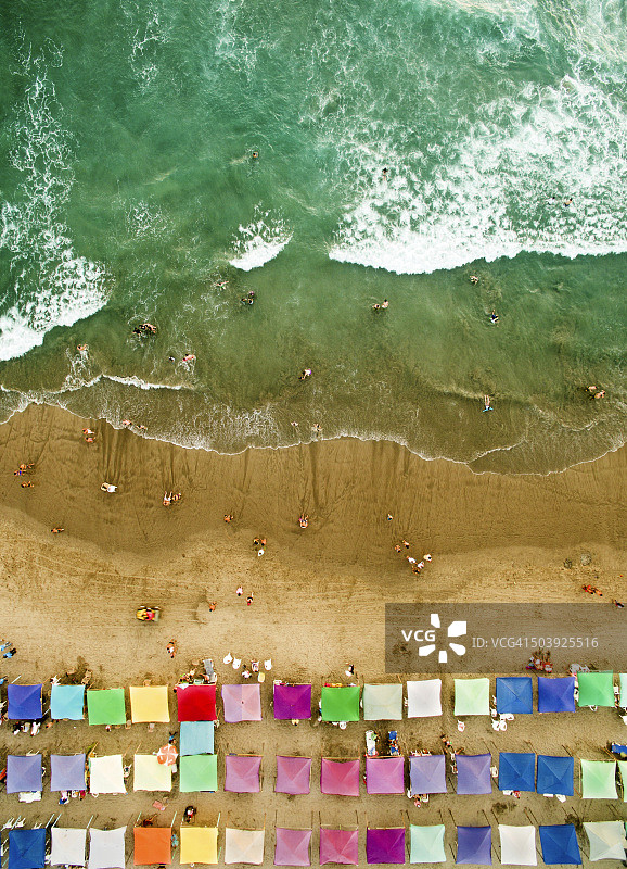 墨西哥阿卡普尔科鸟瞰图图片素材