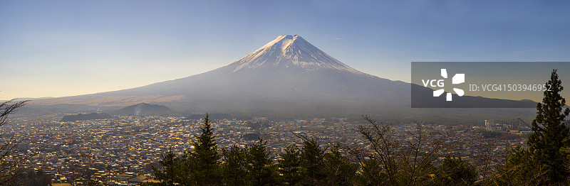 富士山，日本河口湖图片素材