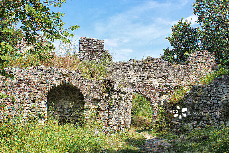 阿尔巴尼亚的古遗址图片素材