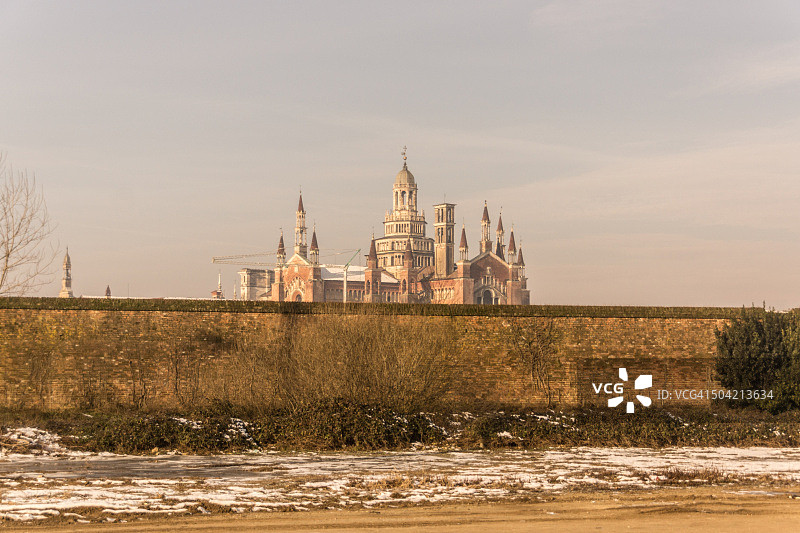 帕维亚卡尔特修会修道院外景图片素材