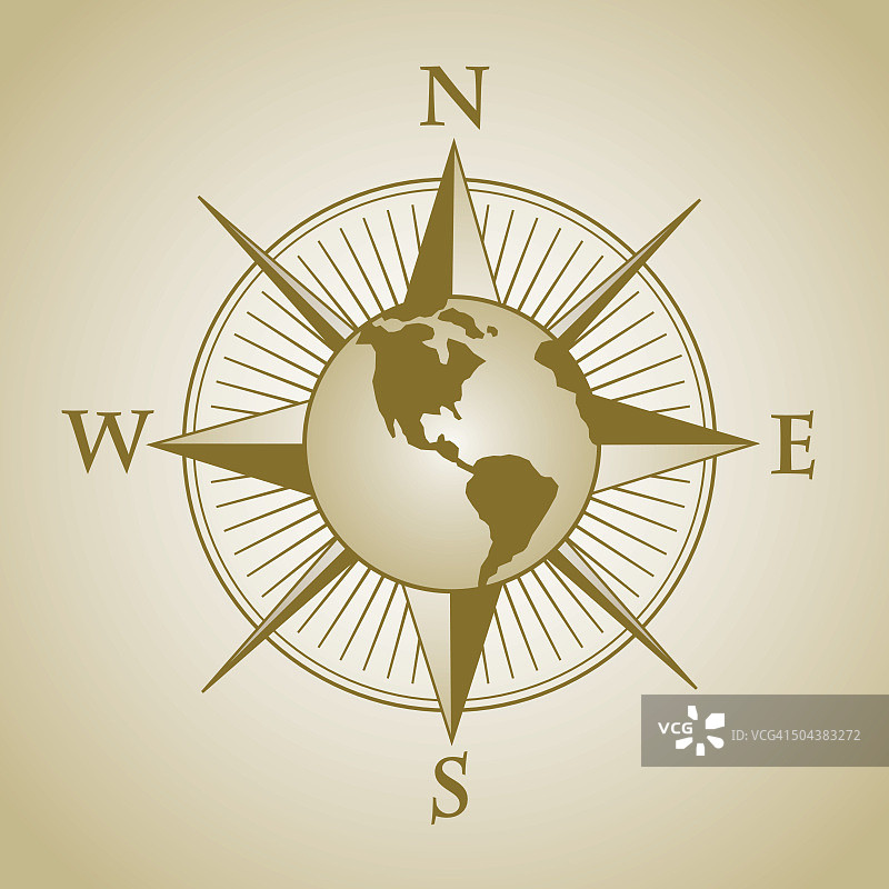 地球指南针图片素材
