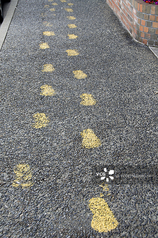 足迹小路图片素材