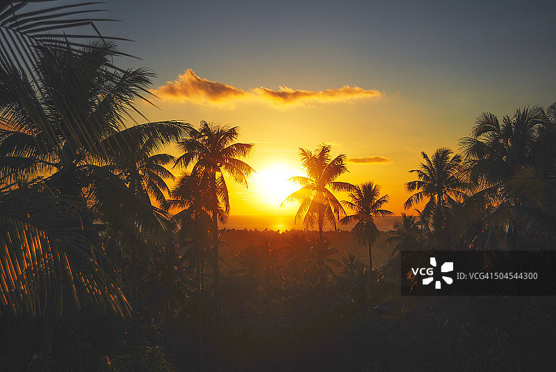 苏拉威西日落图片素材