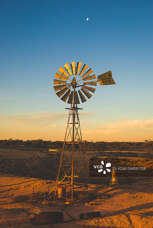 内陆风车图片素材