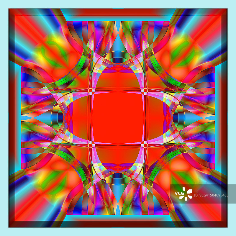 重叠的创意形状抽象图片素材