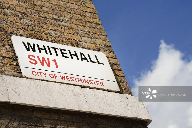 伦敦白厅标志（英国）图片素材