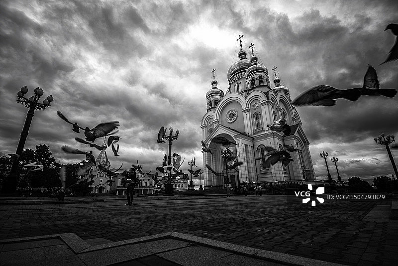 耶稣显圣容大教堂图片素材